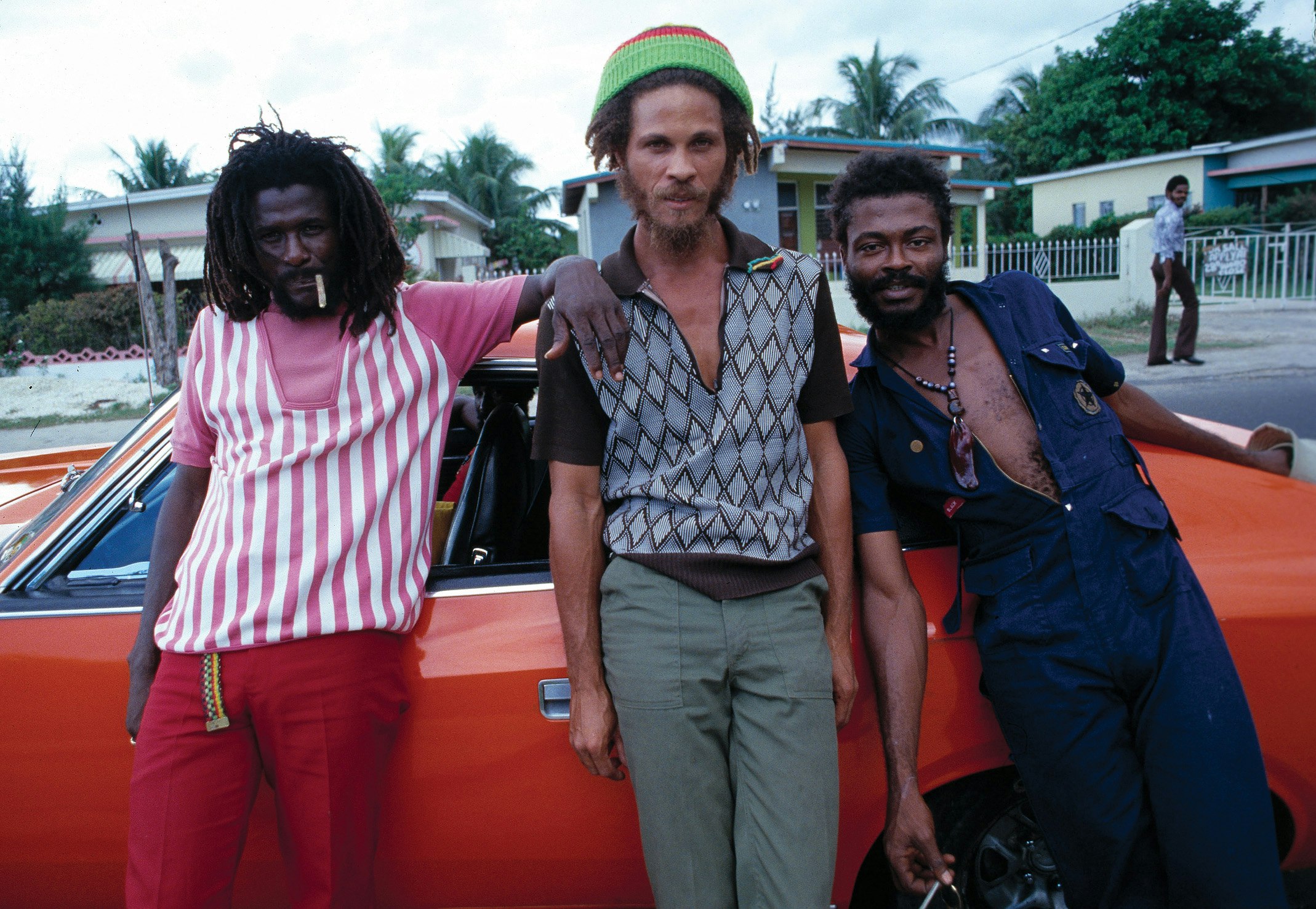 The Congos outside the Black Ark in Kingston. Photo © UrbanImage.tv/Adrian Boot.